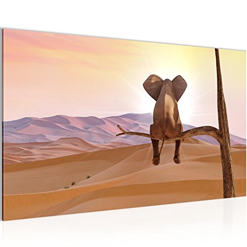 Afrika Elefant Bild Kunstdruck Auf Vlies Leinwand Af Mirai Trading