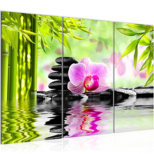 Feng Shui Orchidee Bild Kunstdruck Auf Vlies Leinwand F Mirai