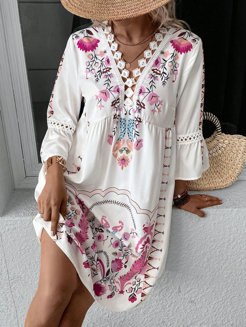 Tunika clearance boho kleid